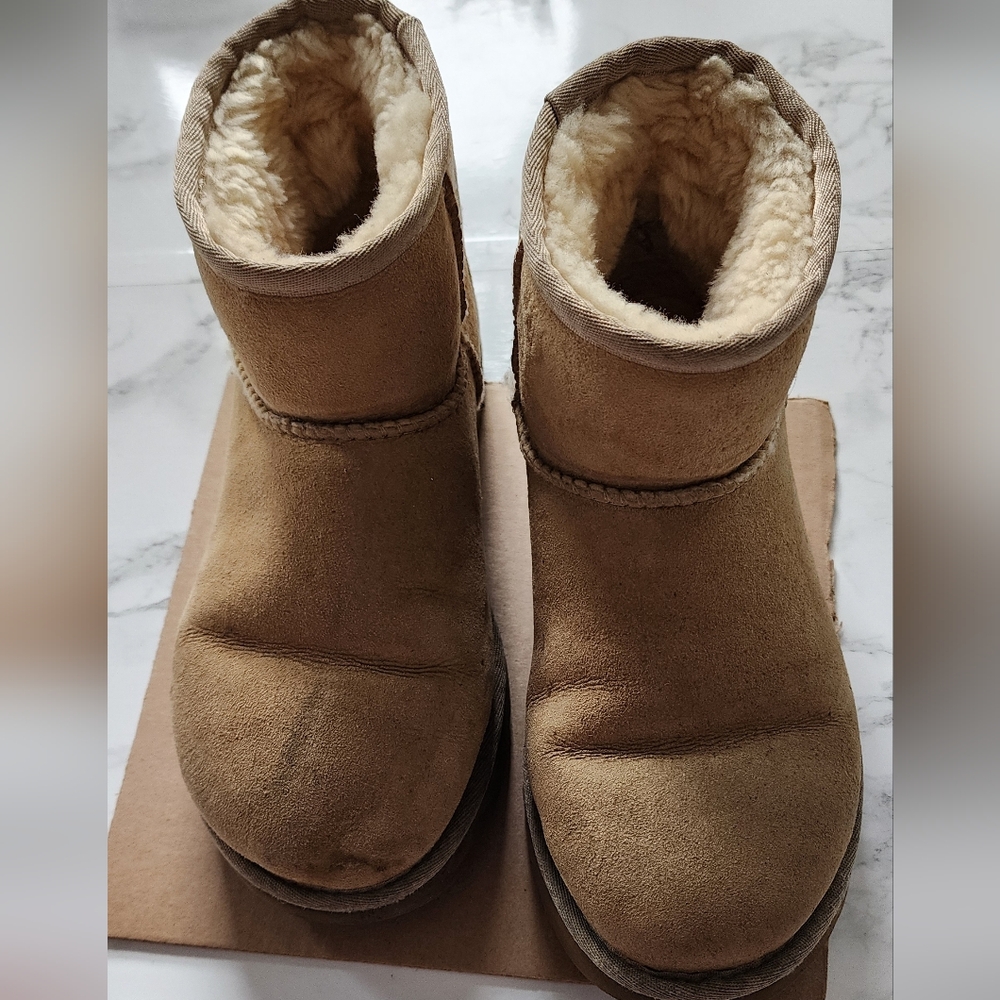UGG Tan Ankle Boots